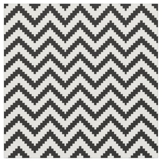 Tissu Chevron noir et blanc (Fermer)