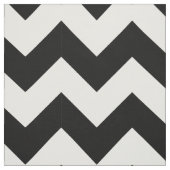 Tissu Chevron noir et blanc (Échantillon)