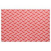 Tissu Chevron pas à pas - Rouge (Yard)
