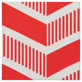 Tissu Chevron pas à pas - Rouge (Détail)