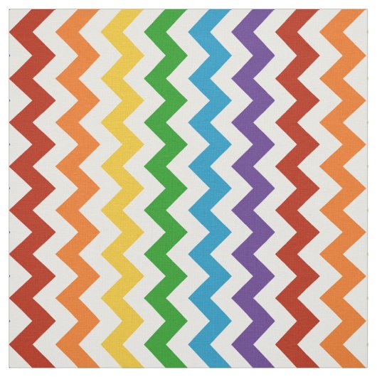 Tissu Chevron rouge vif (Échantillon)