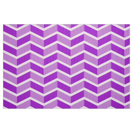 Tissu Chevrons à la pointe - Purple (Fat Quarter)