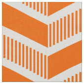 Tissu Chevrons à l'envers - Orange (Détail)