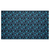 Tissu Chevrons atomiques - Bleu (Fat Quarter)