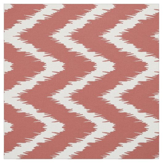 Tissu Chevrons du sud de cottage de pastèque (Échantillon)