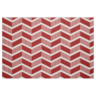 Tissu Chevrons Steven - Ruby Red