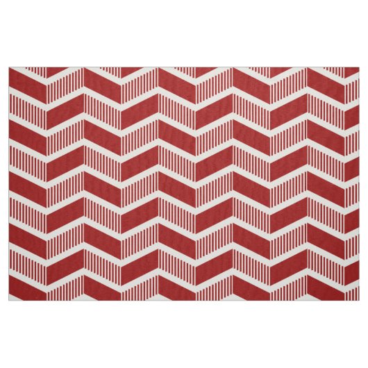 Tissu Chevrons Steven - Ruby Red (Fat Quarter)