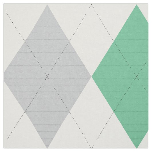 Tissu Chex vert (Échantillon)