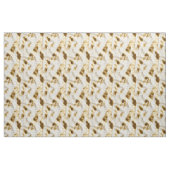 Tissu Chic Blanc Vachette blanche Occidentale Cowboy (Fat Quarter)