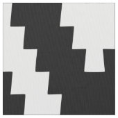 Tissu Chic Chevron Motif noir blanc couture (fermé)