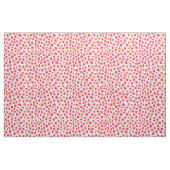 Tissu Chic coloré jaune rose guépard pois (Fat Quarter)