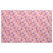 Tissu Chic coloré motif pois monogramme (Yard)