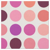 Tissu Chic coloré motif pois monogramme (Fermer)