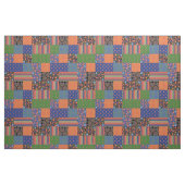 Tissu chic de patchwork de Faux de style d'art (Fat Quarter)