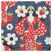 Tissu Chic fraise (Fermer)