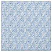 Tissu Chic Fun Bleu et Blanc Paisley (Échantillon)