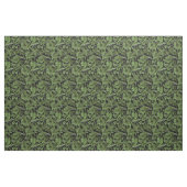 Tissu Chic green black tooled leather floral (Fat Quarter)