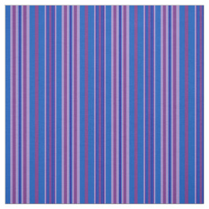 Tissu Chic Mauve, Plum, Bleu foncé, Bleu clair rayé