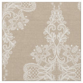 Tissu chic minable romantique 1 de toile de jute (Fermer)