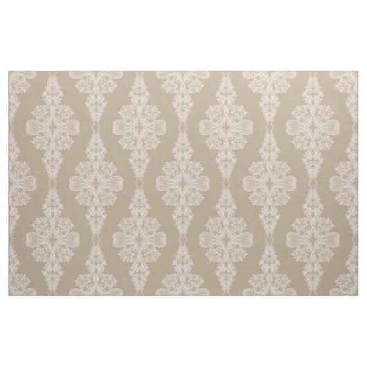 Tissu chic minable romantique 1 de toile de jute (Fat Quarter)