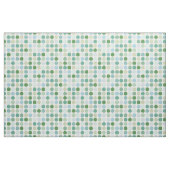 Tissu Chic monogramme vert pois motif (Yard)