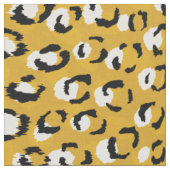 Tissu Chic or noir blanc cheetah motif d'impression (Fermer)