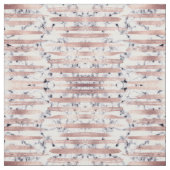 Tissu Chic rose Gold Brushstrokes Marble moderne (Échantillon)