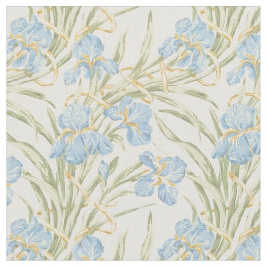 Tissu Chic Vintage Blue Iris (Fermer)