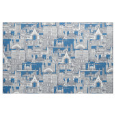 Tissu Chicago toile bleu cobalt (Fat Quarter)