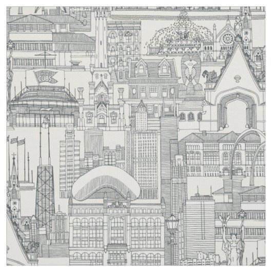 Tissu Chicago toile perle gris foncé (Échantillon)