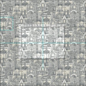 Tissu Chicago toile perle gris foncé (Carreau)
