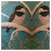 Tissu Chickadees dans les succursales de vacances (Fermer)
