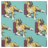 Tissu chien boxeur (Échantillon)