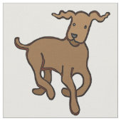 Tissu chien Brown (Fermer)