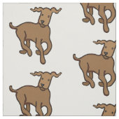 Tissu chien Brown (Échantillon)