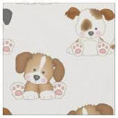 Tissu Chien chiot (Fermer)