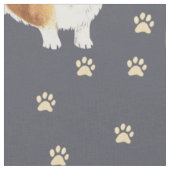Tissu Chien Corgi Mignon (Fermer)