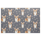 Tissu Chien Corgi Mignon (Fat Quarter)