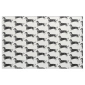 Tissu chien dachshund lisse (Fat Quarter)