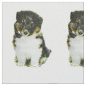 Tissu Chien de berger de Shetland (fermé)