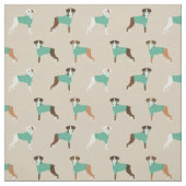 Tissu Chien de boxe dans le maquis (Échantillon)