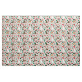 Tissu Chien de boxe mignon Noël tan (Fat Quarter)