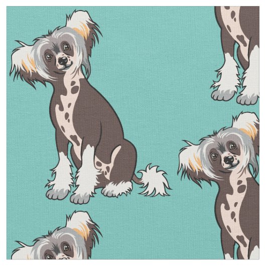 Tissu Chien de Chine arrêté (Fermer)