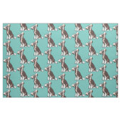 Tissu Chien de Chine arrêté (Fat Quarter)
