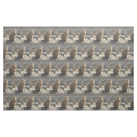 Tissu Chien de prairie (Fat Quarter)