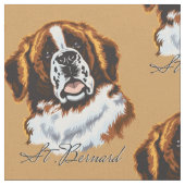 Tissu chien de saint bernard (Fermer)