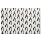 Tissu Chien Dobermann ou Doberman Pinscher (Fat Quarter)