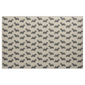 Tissu Chien écossais avec collier tatan (Fat Quarter)