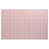 Tissu chien gris couleur rose (Yard)