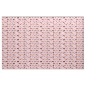 Tissu chien gris couleur rose (Fat Quarter)
